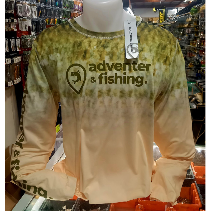 tee shirt adventer&fishing manches longues bozed 50+upf