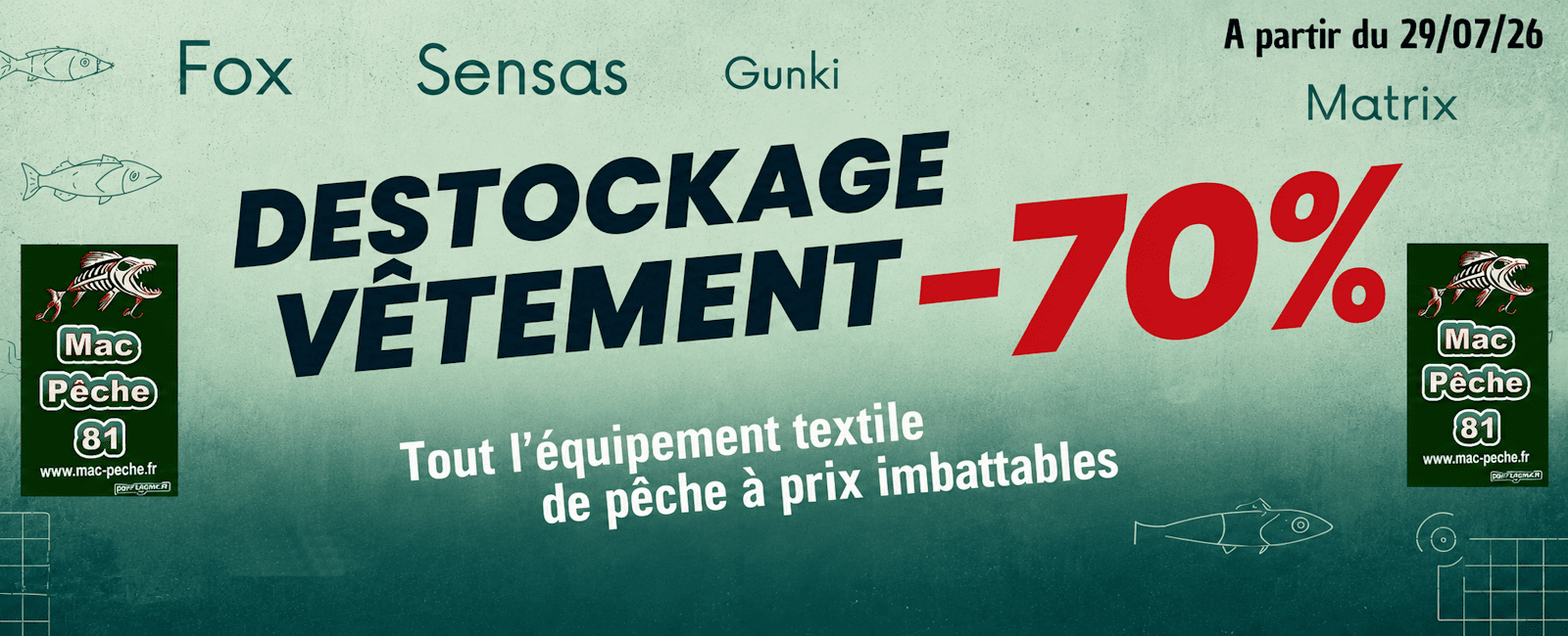 Destockage pêche